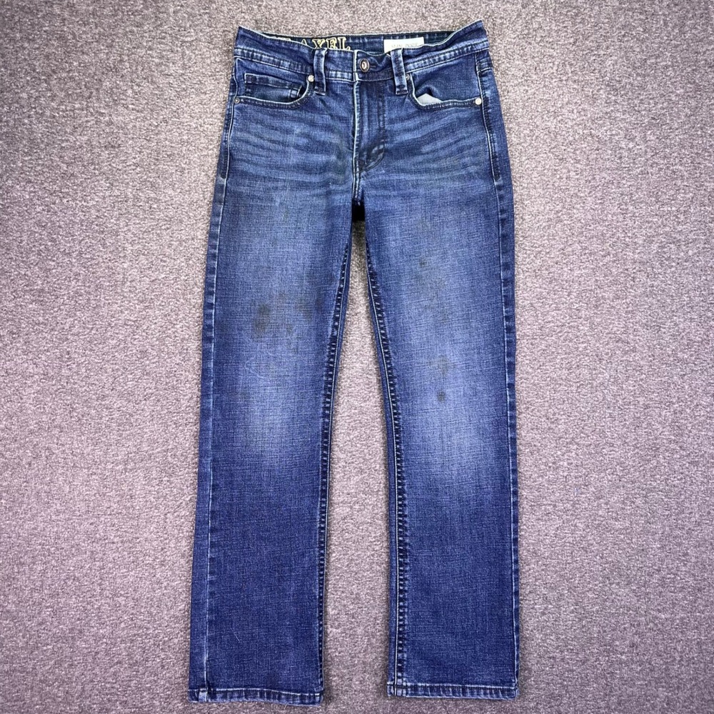TK Axel Slim Boot Jeans Mens 30x29 Blue Bondi Wash Casual Stretch Denim AXMB0081